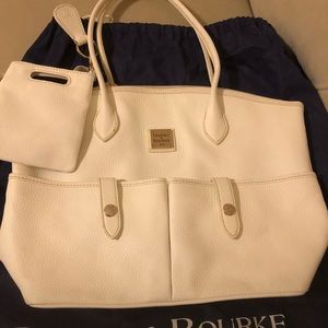 Dooney & Bourke Pebble-grain Leather Crescent Tote